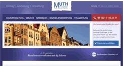 Desktop Screenshot of immo-muth.de